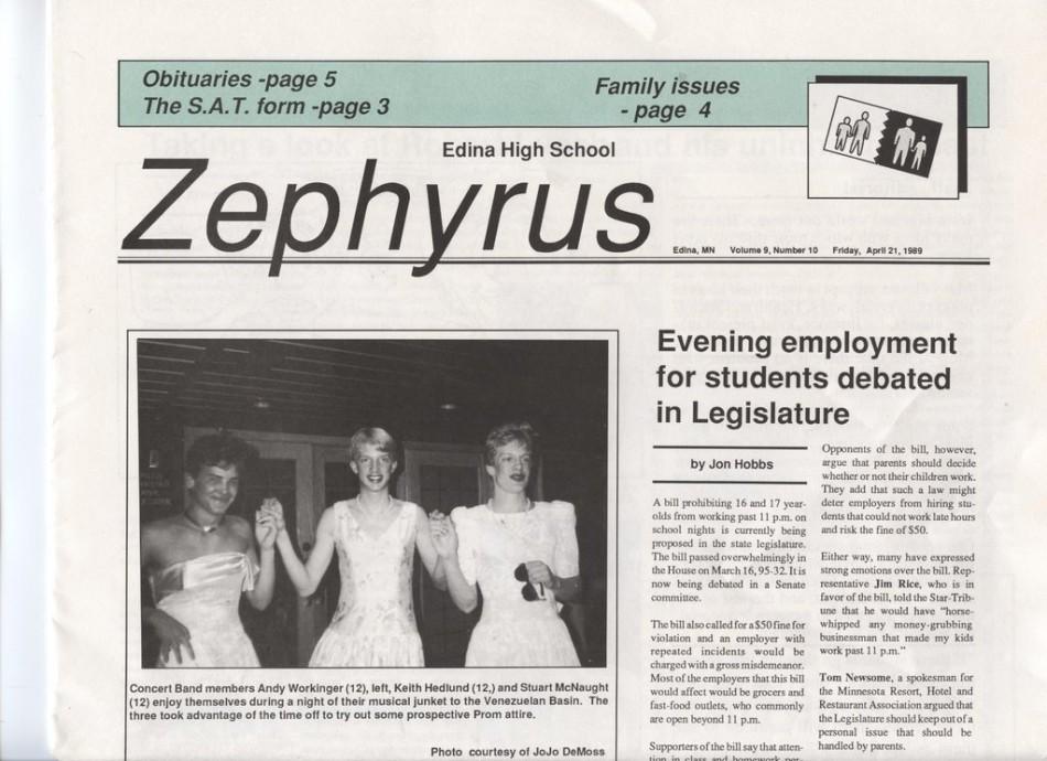 Zephyrus Articles Through History: Part VII