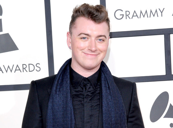 Sam Smith at the Grammy Awards. 