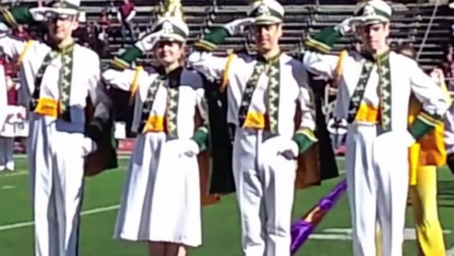 Last years Marching Band Drum Majors