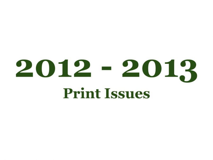 2012-2013 Print Issues