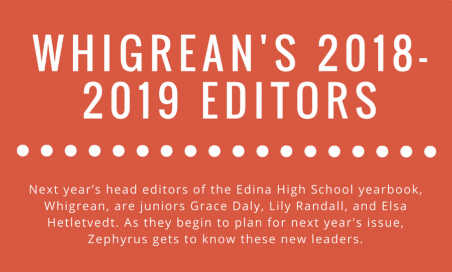 Meet Your 2018-2019 Whigrean Head Editors
