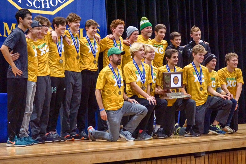 Boys’ Cross Country wins State competition