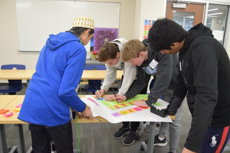 Students work to solve a pressing problem at EHS—in just six hours
