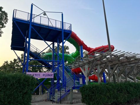 The Edina Aquatic Center's Waterslide.