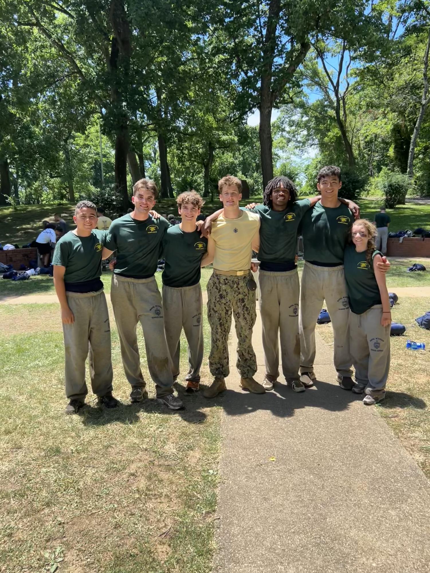 Lyle Dietrich attended the Naval Academy's Summer Seminar the summer before his senior year, confirming his interest in service. Courtesy of Lyle Dietrich.