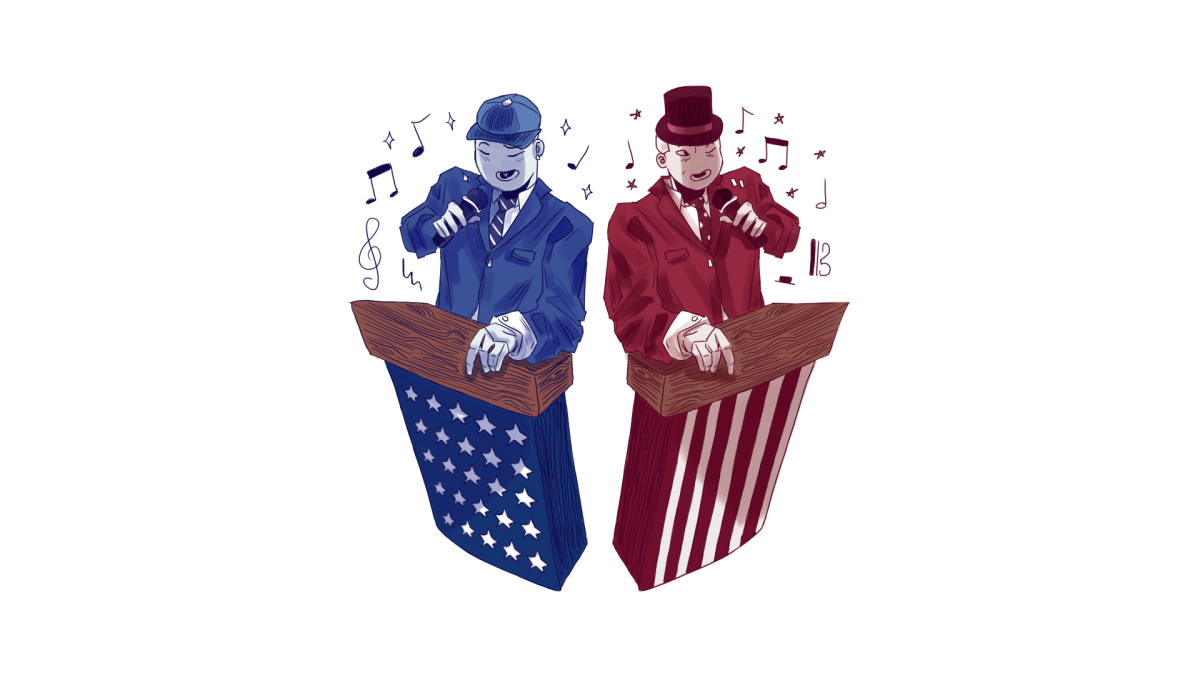 Artists empower their stances in society by reflecting political issues in
their musical work.