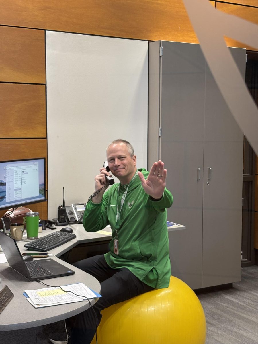 Troy Stein serves as both the activities director and an assistant principal.