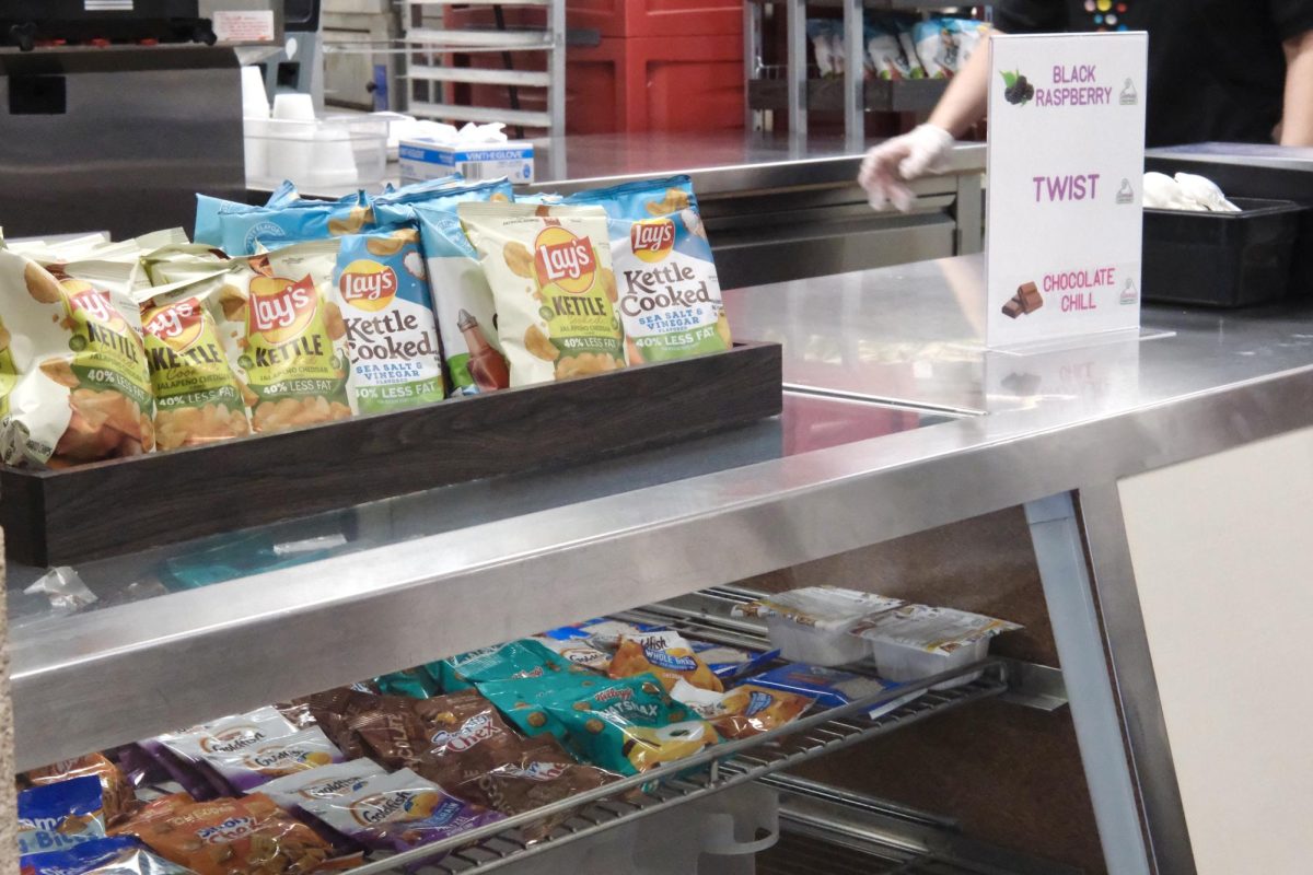 Lay's Kettle Cooked chips are a popular grab in EHS's a la carte line.  