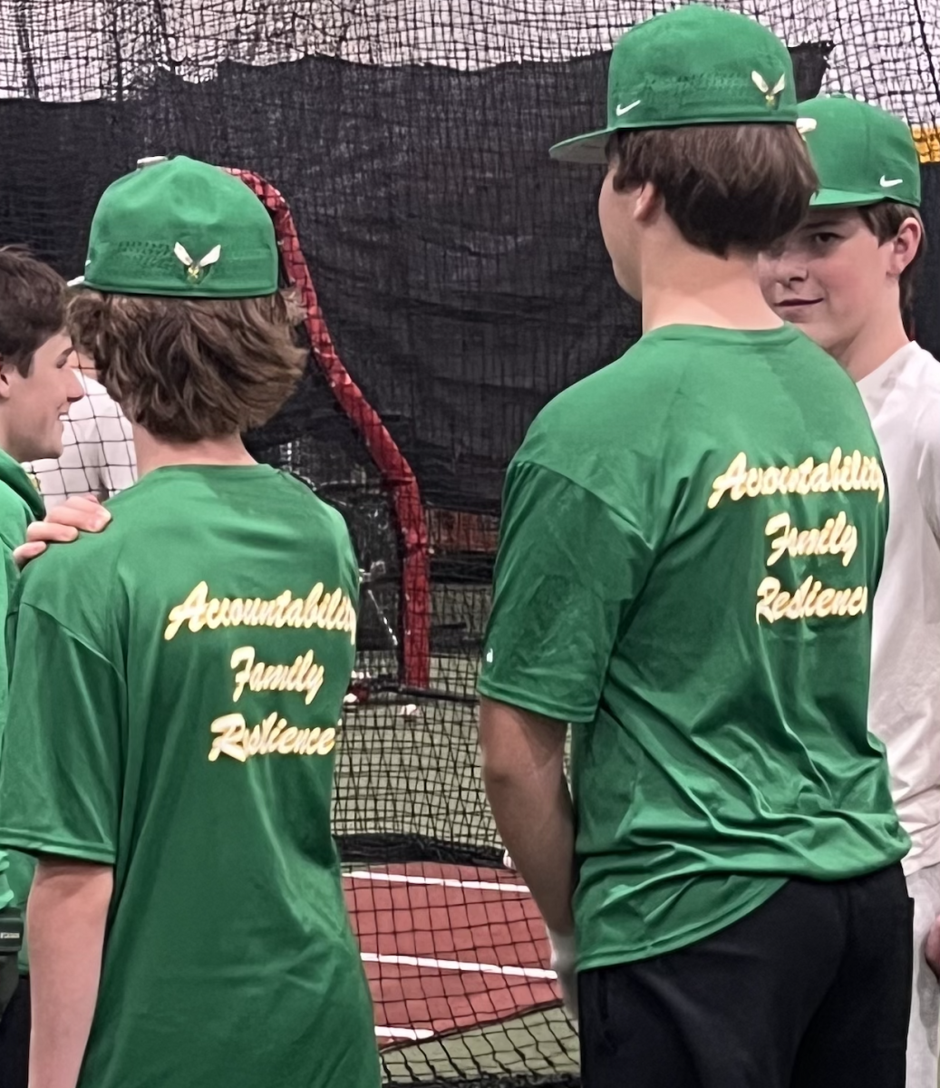 The Edina Baseball program receives uniforms from the high school every five years.