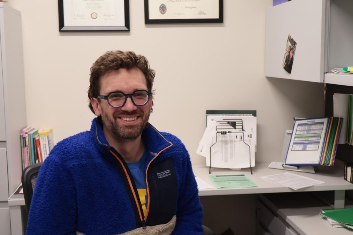 Counselor Dylan Hackbarth recommends that all students take the ACT or SAT at some point.