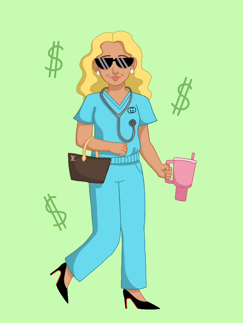 Some students may be going into medicine purely for the money.